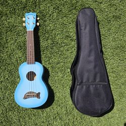 Blue MAKALA Dolphin Ukulele 