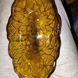 Amber & Avocado Glass