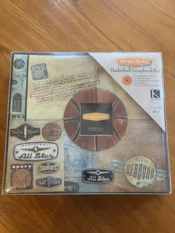 Sticker Studio Basketball Scrapbook Kit W/Extras