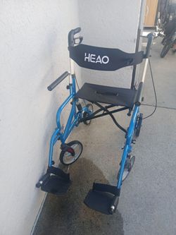 Heao 2 in 1 walker and chair