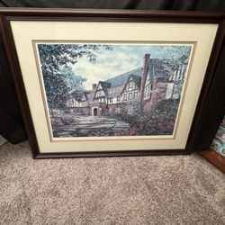 Beautiful framed art print “The Inn at Sedgefled” by William Mangum