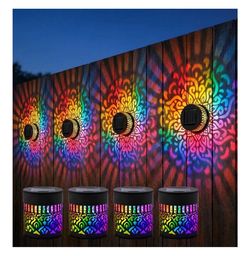 Solar Outdoor Wall Lights Set of 4