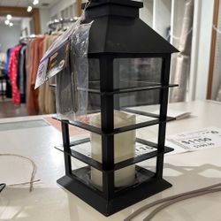 Flickering LED Candle Lantern w/Remote