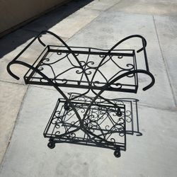  Metal Bar Wine Rack, Bar , Metal Bar With Wheels 