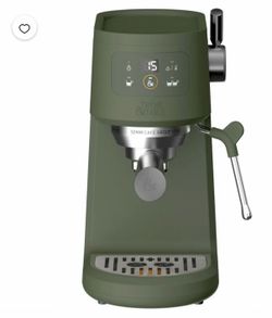 NEW Thyme & Table Espresso Machine One Size Green and Silver