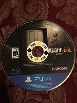 Resident evil biohazard blue ray only no case