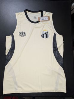 Santos training sleeveless soccer jersey