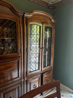 Bar and China cabinet