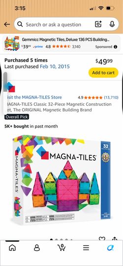 Magnatiles! 3 sets + a travel set