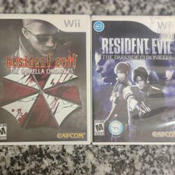Wii Resident Evil The Umbrella And Darkside Chronicles Games