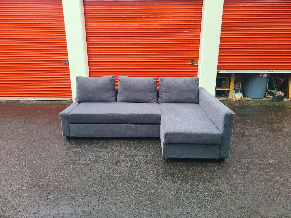 Grey Ikea Friheten Sectional Couch - Free Delivery