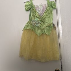 Princess Dress Tiana size 4t-6x