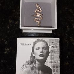 Authentic Taylor Swift Reputation Rose Gold Snake Ring