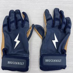 Bruce Bolt Batting Gloves - Size Youth M