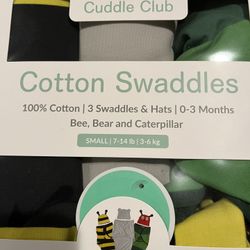 8 Velcro Swaddle Wraps