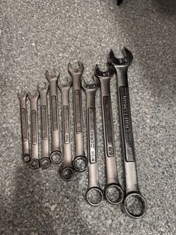 Craftsman Quick Speed Combination Wrench Set 9 Piece 12 Point SAE -VA- USA