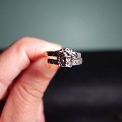 Medusa silver sterling ring luxuryjewellery