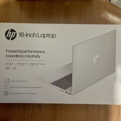Brand new 16” HP Laptop 
