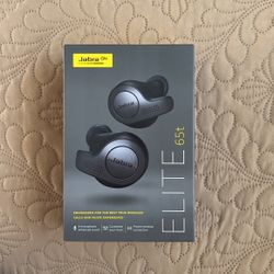 Jabra Elite 65t Wireless Bluetooth Headphones Earbuds Titanium Black