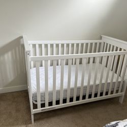 Delta Baby And Toddler Crib Along With Mattress