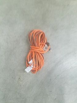 Orange power cord
