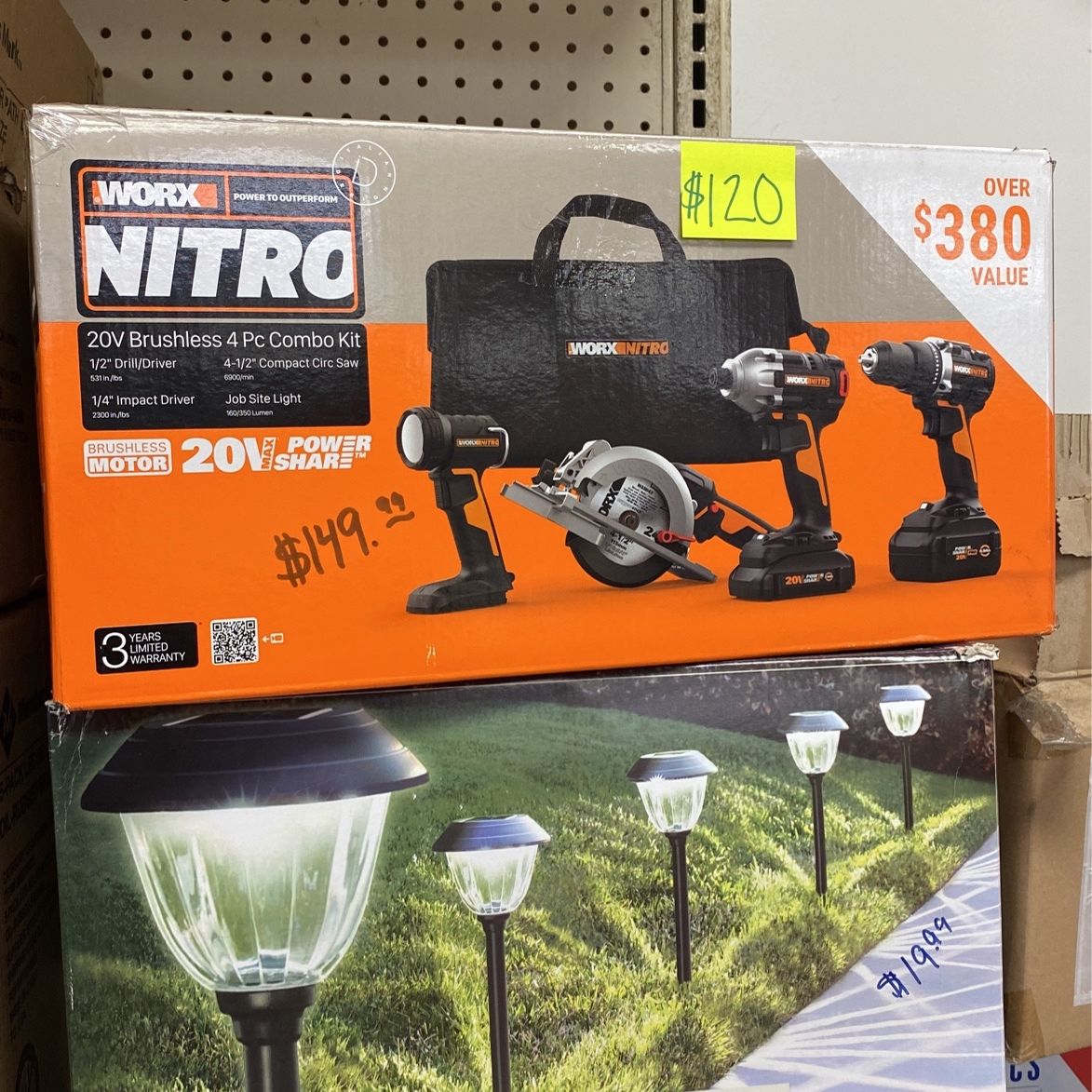 Worx Nitro 20v 4 Pc Drill Driver Saw New In Box Tools for Sale in