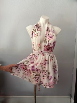 Floral Halter Romper