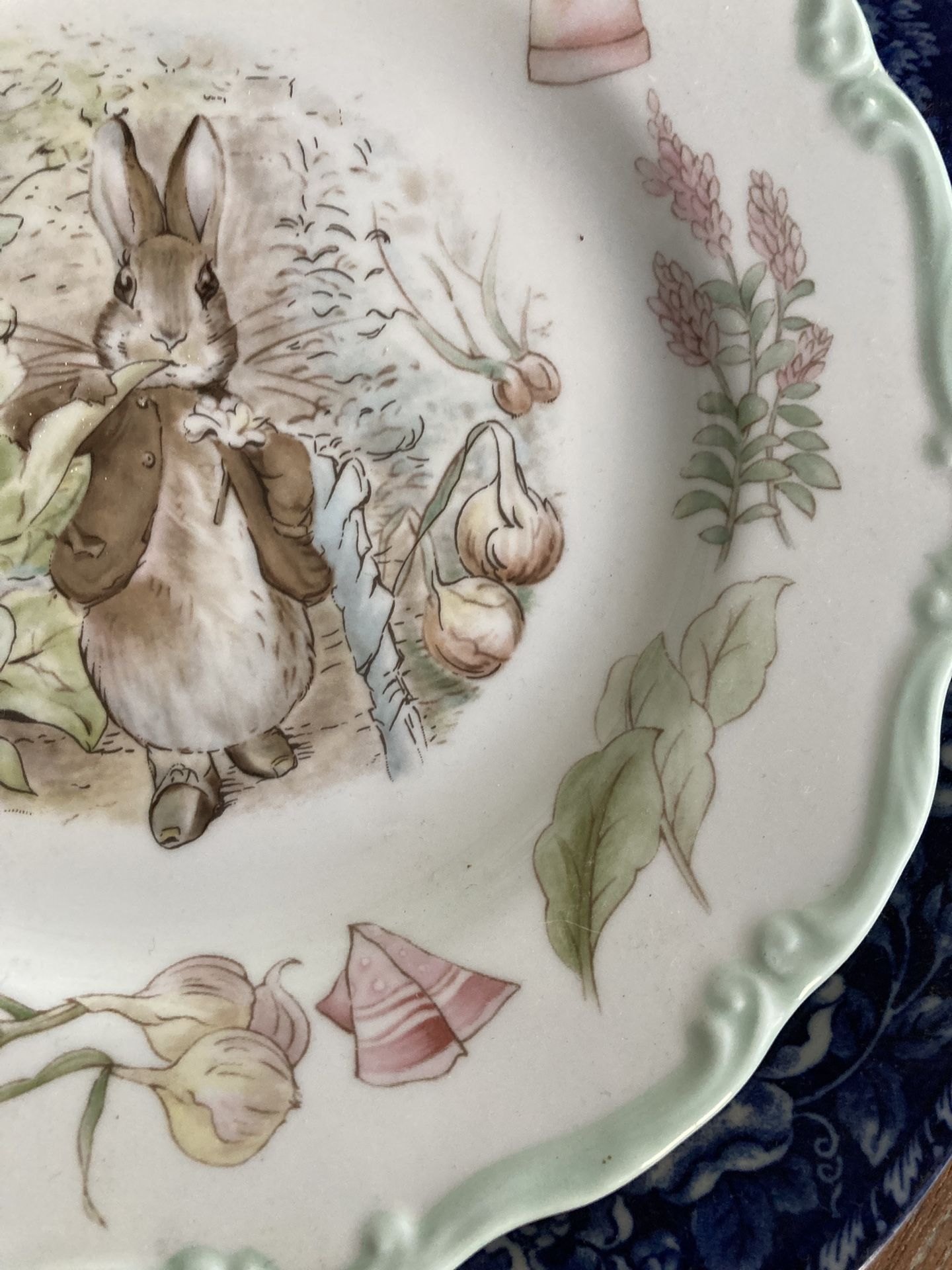 Beatrix Potter Benjamin Bunny Plate