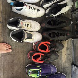 9 Pairs Of Jordan’s Size 11.5 And 12