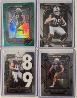 Raiders tight ends RC lot of 4