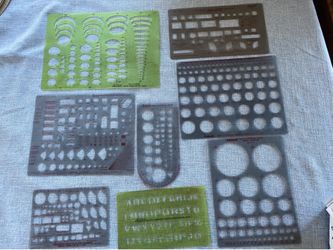 Pickett Drafting Templates Some Vintage (only $9 to get all)