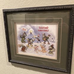 Disney Framed Pin Set