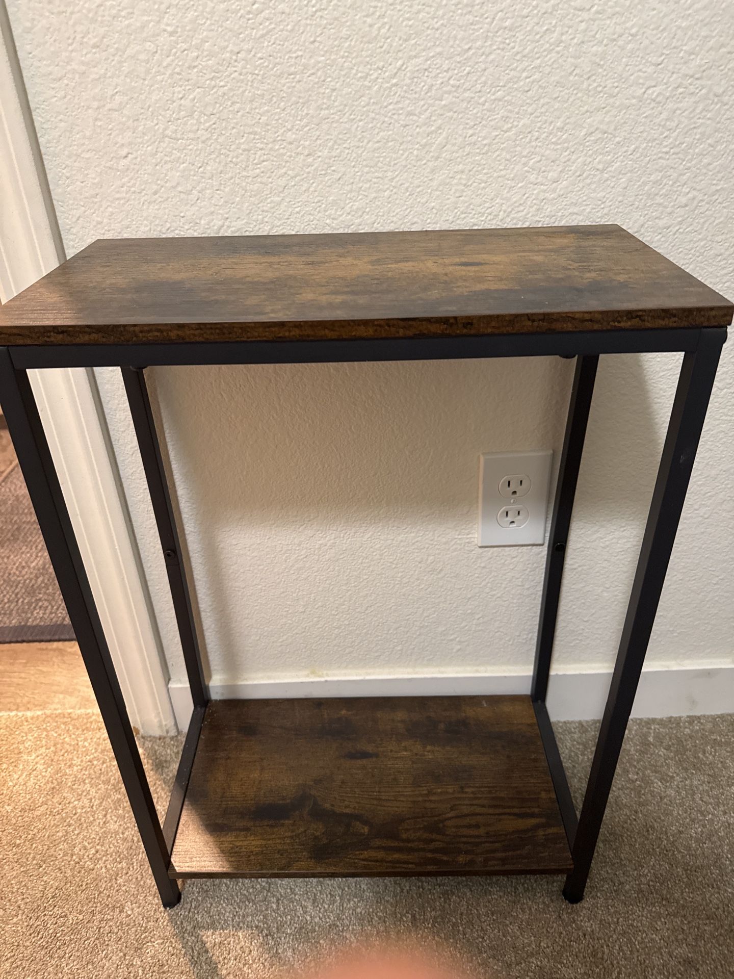 Modern Industrial Side Table / Entryway Table  This table is in great condition with minimal signs of use.