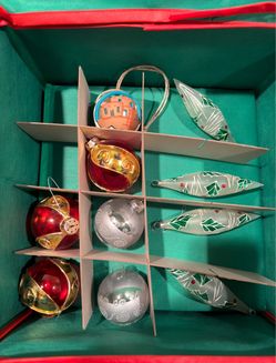 Vintage Glass Christmas Ornament Collection