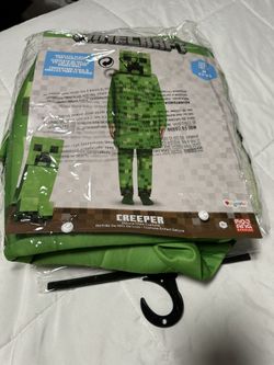 Creeper Minecraft Halloween Costume. All Parts. $25. Size M. 