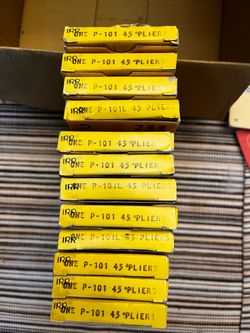 IRR P-101 45° Pliers – Lot of 12 Boxes