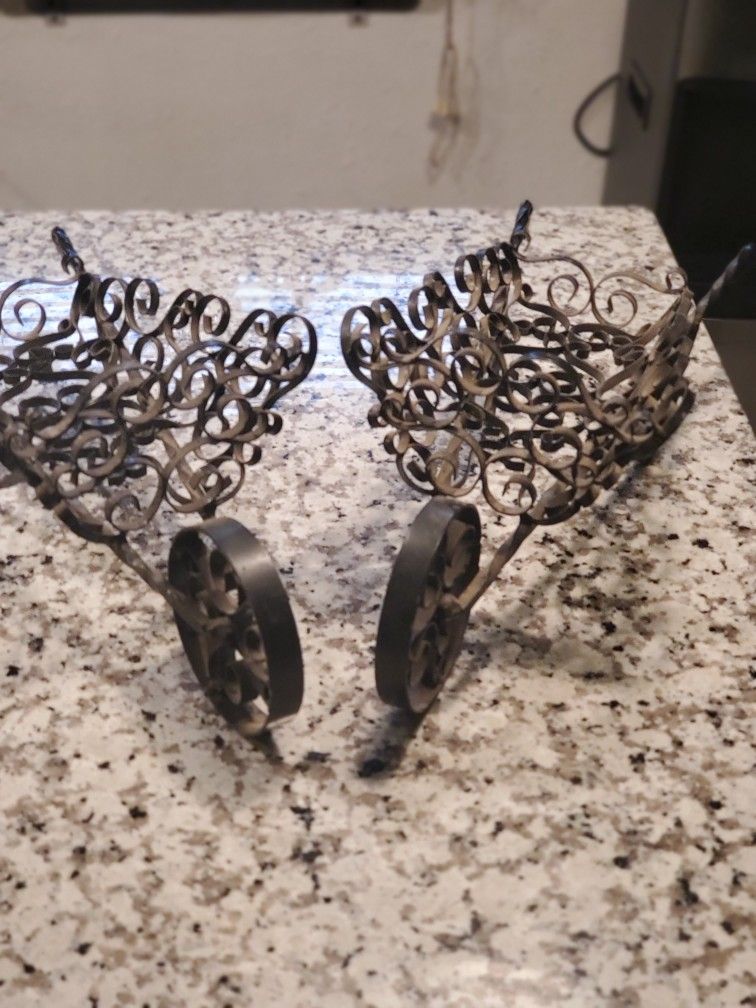 Wrought iron handmade decorative carts