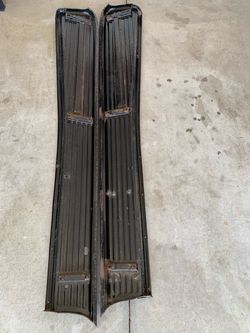 Original 1947-54 Chevy GMC Truck Long Bed Running Boards – Pair