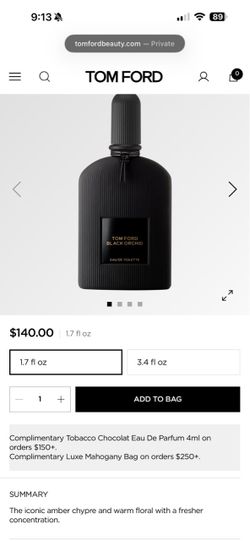 Tom Ford - Black Orchid EDT 1.7 fl oz (50 mL)