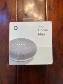 Google Home Mini Smart Speaker (Chalk) - Brand New Factory Sealed!