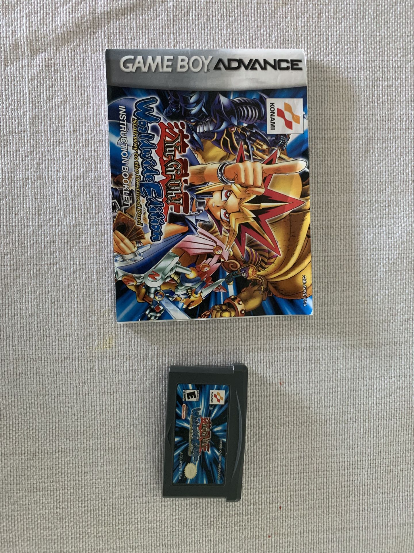 Yu Gi Oh Worldwide Edition For Game boy Advance