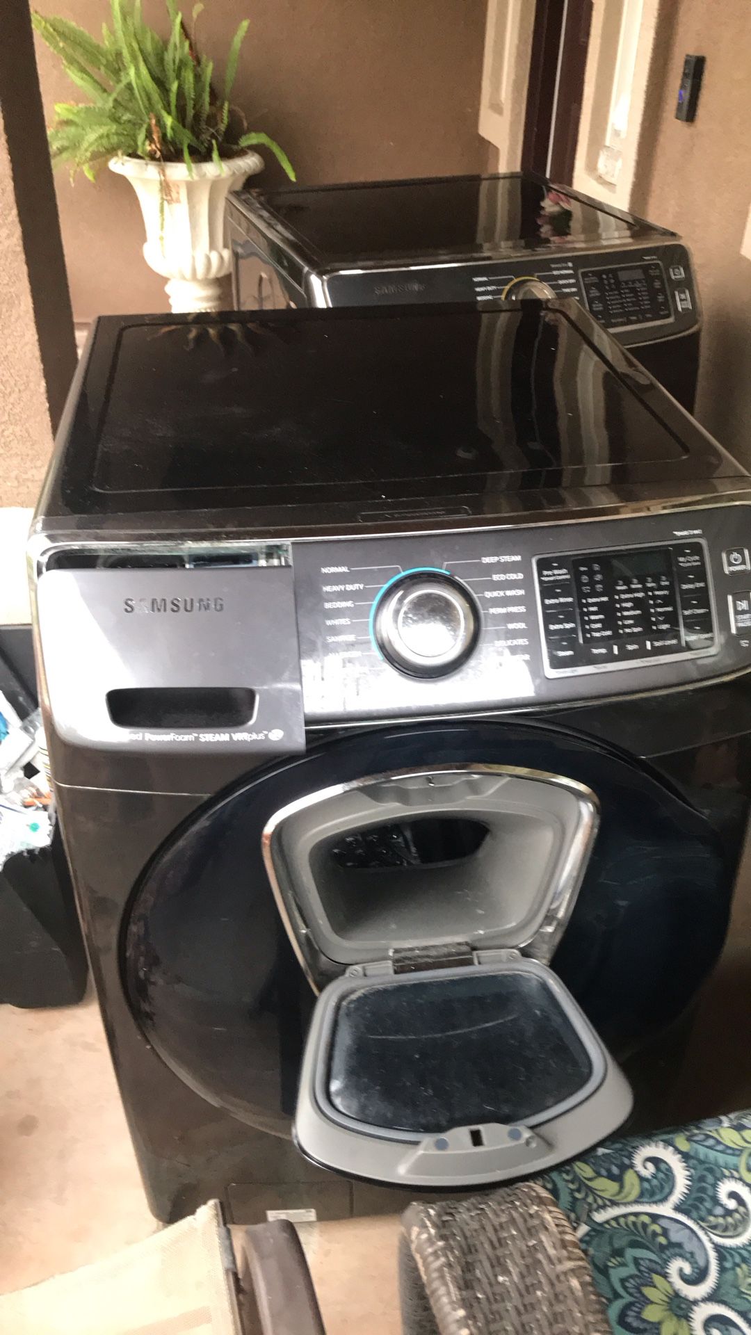 A Samsung Washer And Dryer