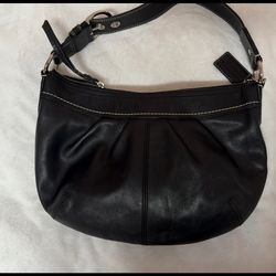 Black vintage coach bag