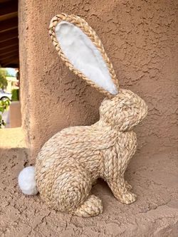 Woven Bunny Decor