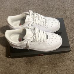 white supreme af1 , 8.5
