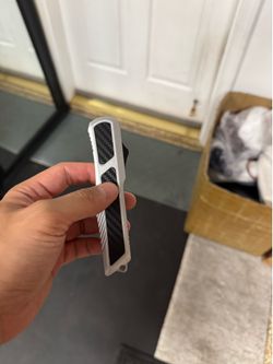 Carbon Fiber Spring-Assisted Folding Knife