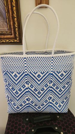 Blue and white Big bag