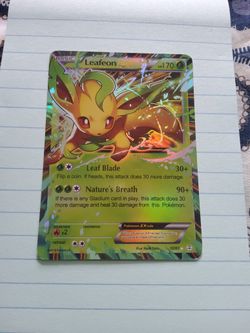 Leafeon Pokemon Card EX