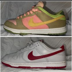 2-Pair Nike Bundle – Sun Club + Dunk Low – Size 10 Men – $130