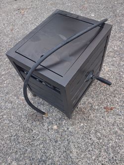 Bronze Steel Garden Hose Reel Vgood Condition. Pick up fremont. No trades